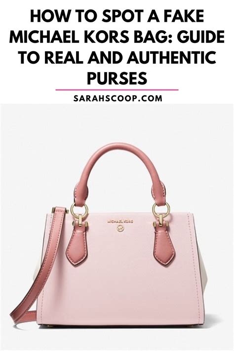 how to spot a fake michael kors bag|michael kors style number lookup.